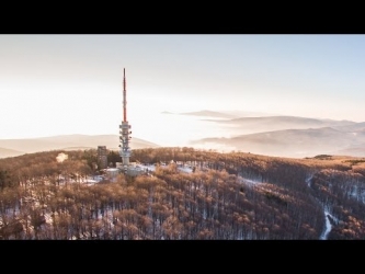 Mátra, Kékestető - A felhők fölött - légifelvétel