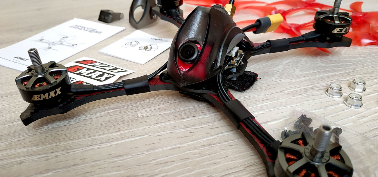 Emax Hawk Sport - 5 colos verseny drón teszt