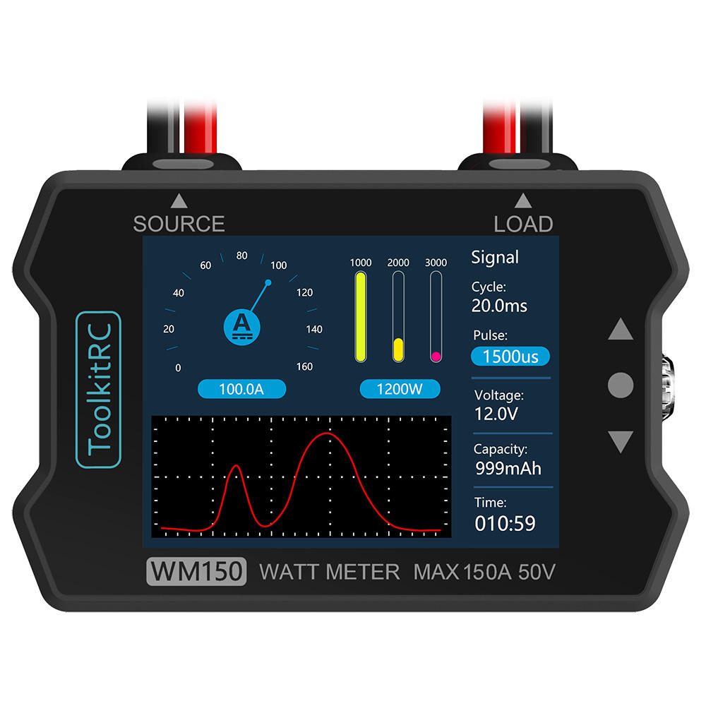 ToolkitRC WM150 150A 50V Watt Meter Power Analyzer