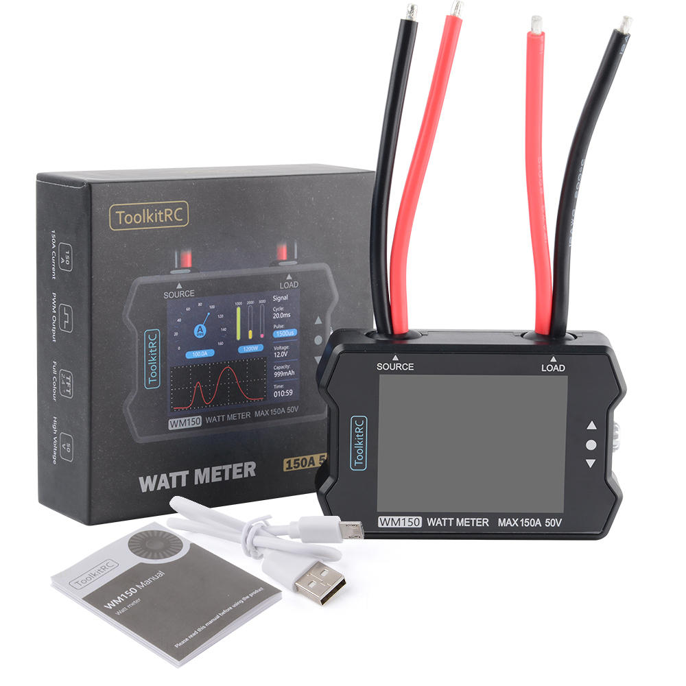 ToolkitRC WM150 150A 50V Watt Meter Power Analyzer